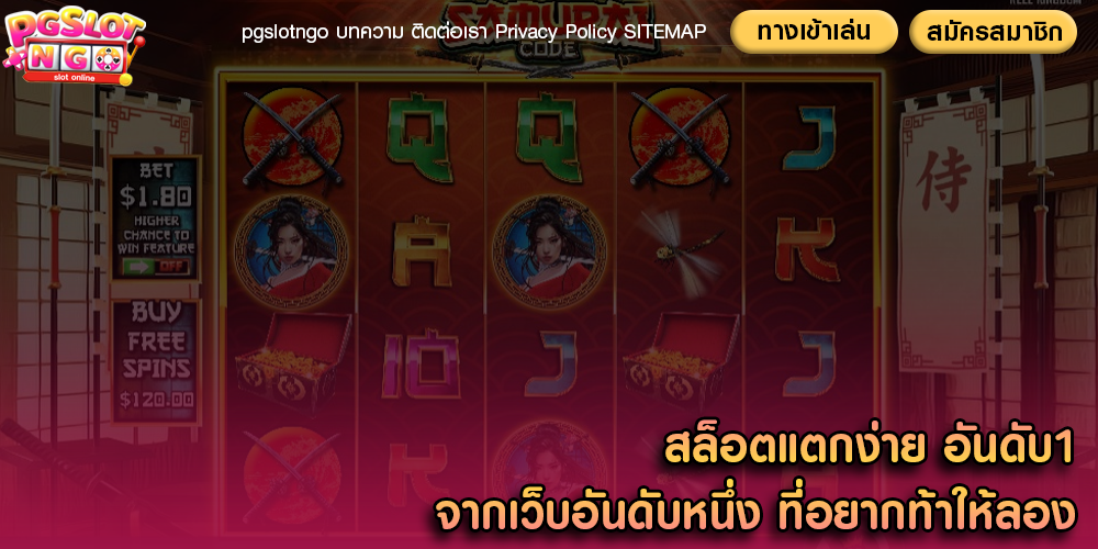 สล็อตแตกง่าย อันดับ1 จากเว็บอันดับหนึ่ง ที่อยากท้าให้ลอง