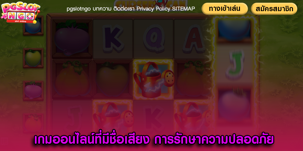 เกมออนไลน์ที่มีชื่อเสียง การรักษาความปลอดภัย